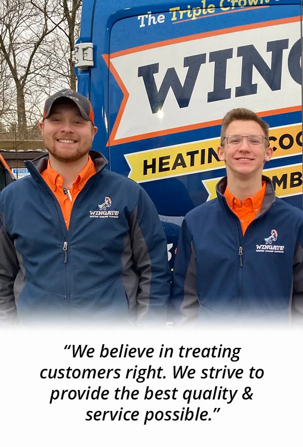 Customer Service Quote - staff standing by truck
